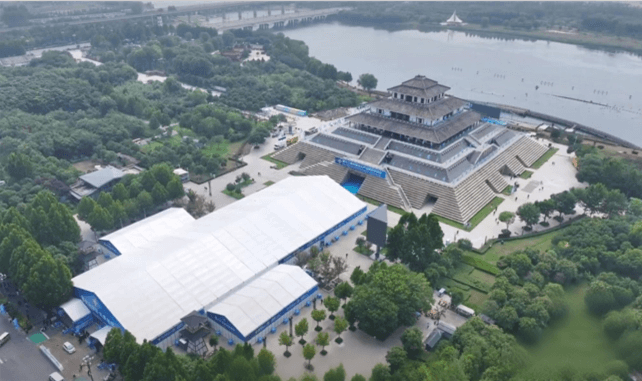 鹤壁中原文博会引入创新篷房解决方案，打造高质量临时展馆