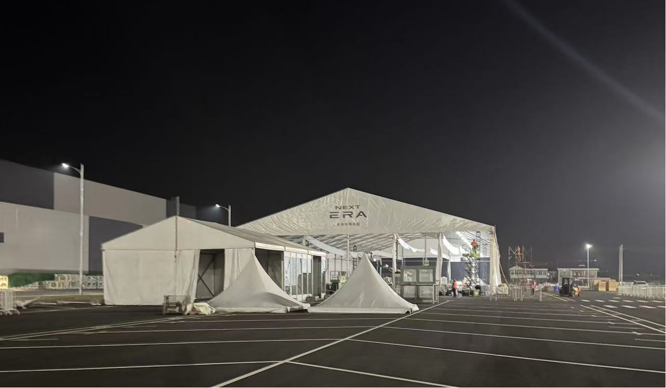 2025 南通如皋斯堪尼亚新品发布会篷房项目：商用车领域户外高端活动的空间定制典范